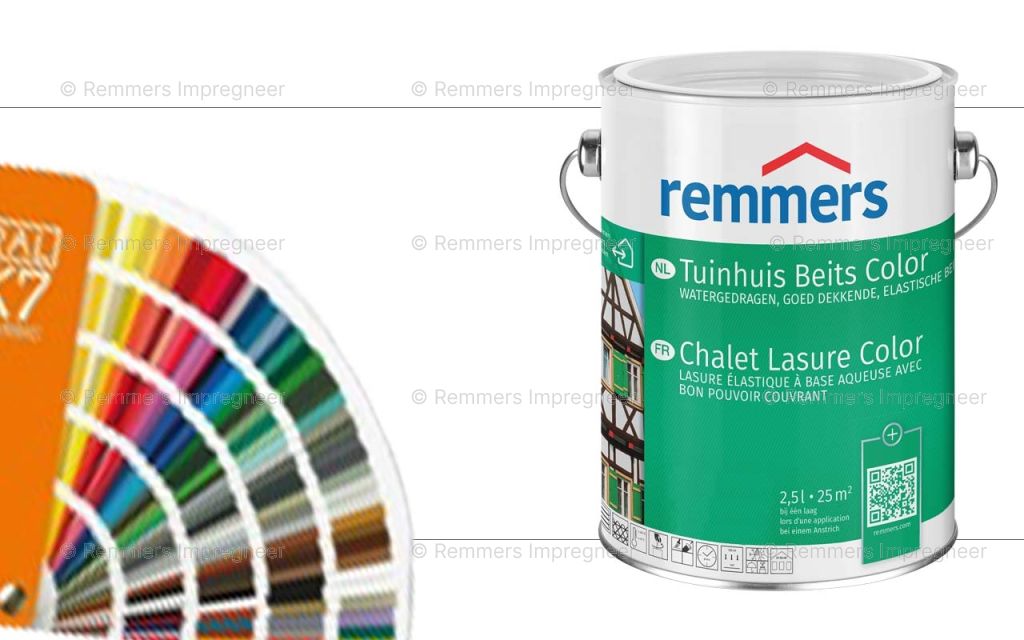 Tuinhuis Beits Color RAL kleuren