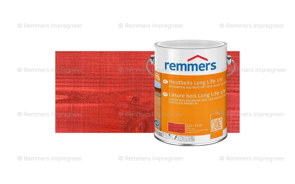 Proef op Douglas hout – Canadees Rood – 2,5 liter