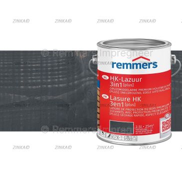 Remmers HK Lazuur PLUS zilvergrijs – blik 2,5L voor kleurvoorbeeld